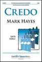 Credo SATB choral sheet music cover